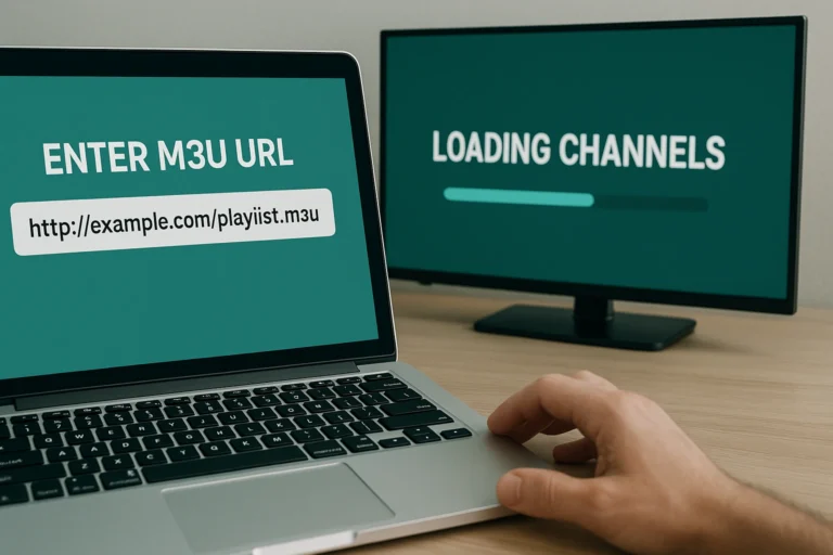 M3U-Playlist für Smart IPTV hinzufügen und aktivieren
